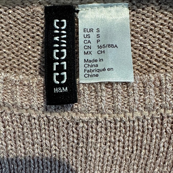 H&M sparkly pink Scoop Neck Sweater - Picture 2 of 6